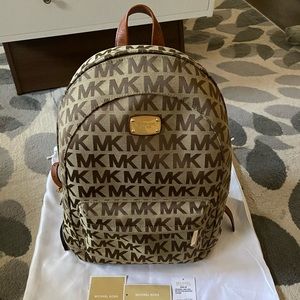 Michael Kors Monogram Backpack